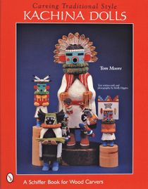 Carving traditional style kachina dolls
