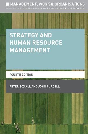 Strategy and Human Resource Management | 4:e upplagan