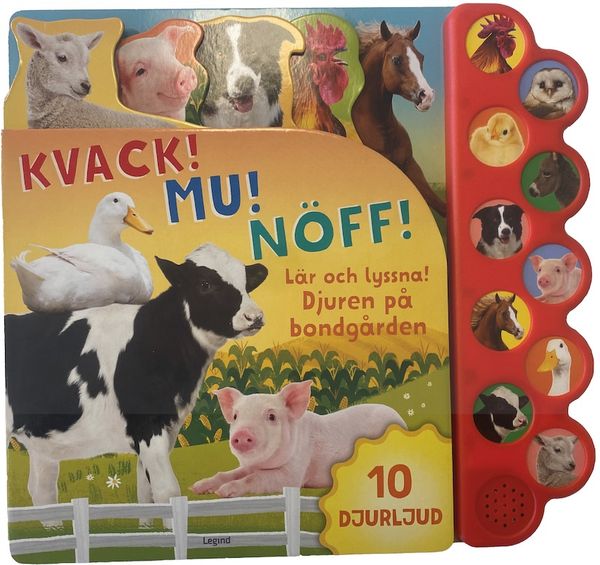 Lär och lyssna! Djuren på bondgården – med 10 djurljud | 0:e upplagan