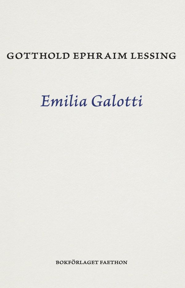 Emilia Galotti | 0:e upplagan