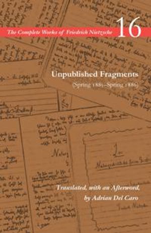 Unpublished Fragments (Spring 1885–Spring 1886)