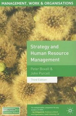 Strategy and Human Resource Management | 3:e upplagan