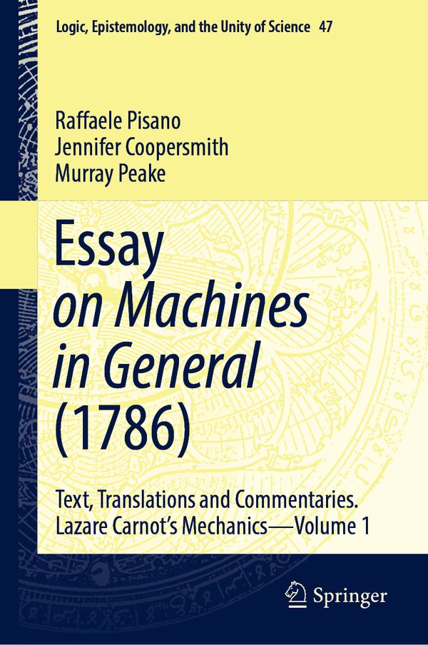 Essay on Machines in General (1786) | 1:a upplagan