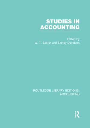 Studies in Accounting | 1:a upplagan