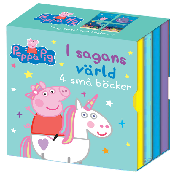 Greta Gris: I sagans värld 4 små böcker | 0:e upplagan