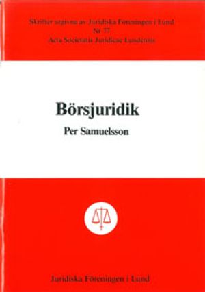 Börsjuridik