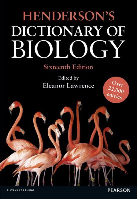 Henderson's Dictionary of Biology | 16:e upplagan