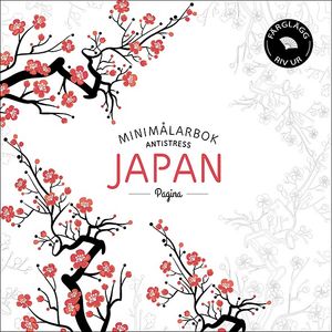 Japan. Minimålarbok antistress | 1:a upplagan