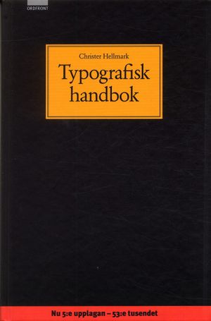 Typografisk handbok | 5:e upplagan