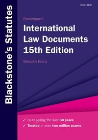 Blackstone's International Law Documents | 15:e upplagan