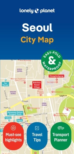 Lonely Planet Seoul City Map | 2:a upplagan