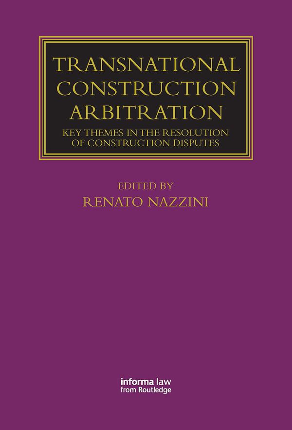 Transnational Construction Arbitration | 1:a upplagan