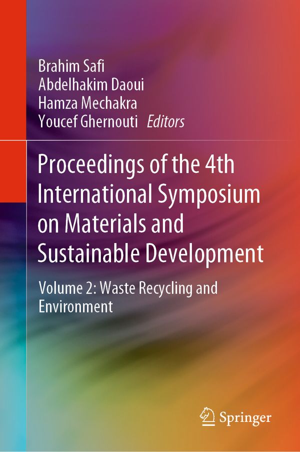 Proceedings of the 4th International Symposium on Materials and Sustainable Development | 1:a upplagan