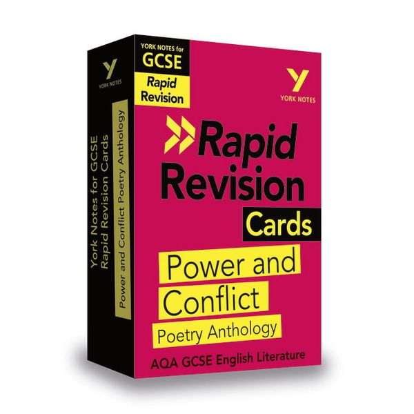 York Notes for AQA GCSE (9-1) Rapid Revision Cards: Power and Conflict AQA Poetry Anthology | 0:e upplagan