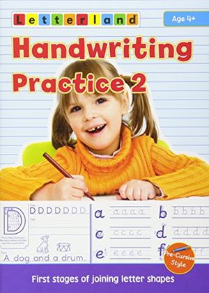 Handwriting practice - learn to join letter shapes