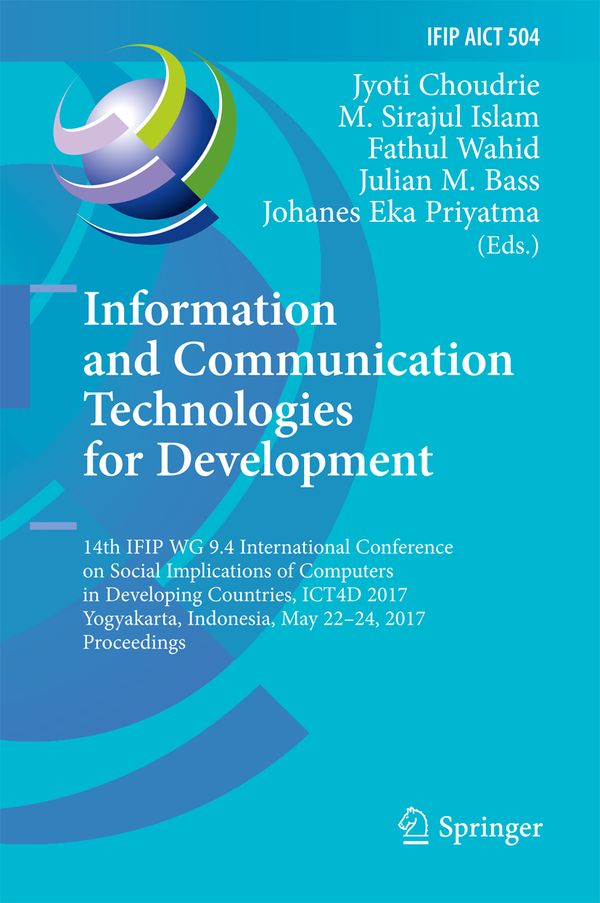 Information and Communication Technologies for Development | 1:a upplagan