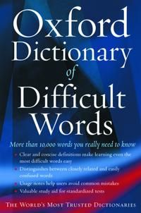 The Oxford Dictionary of Difficult Words | 0:e upplagan