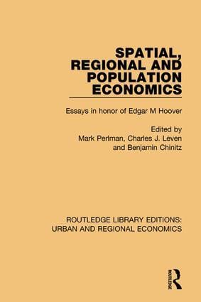 Spatial, Regional and Population Economics | 1:a upplagan