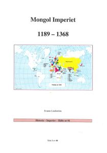 Mongol Imperiet 1189 – 1368