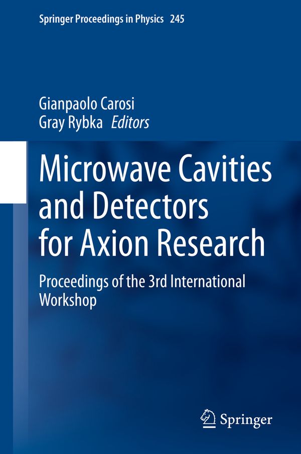 Microwave Cavities and Detectors for Axion Research | 1:a upplagan