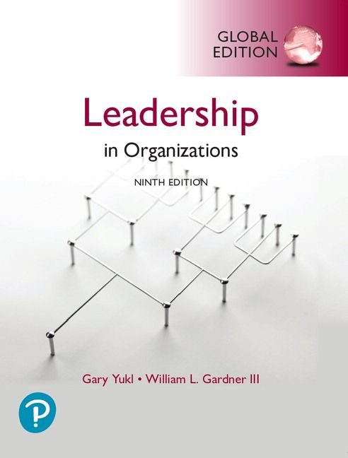 Leadership in Organizations, Global Edition | 9:e upplagan