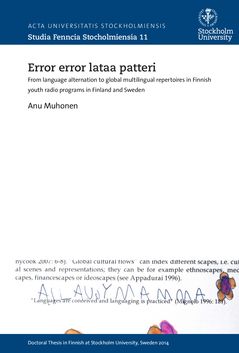 Error error lataa patteri : From language alternation to global multilingual repertoires in Finnish youth radio programs in Finl | 0:e upplagan