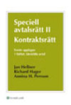 Speciell avtalsrätt II : kontraktsrätt. H. 1, särskilda avtal | 5:e upplagan