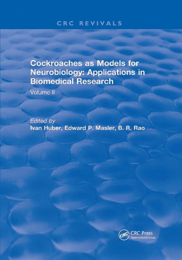 Cockroaches as Models for Neurobiology: Applications in Biomedical Research | 1:a upplagan