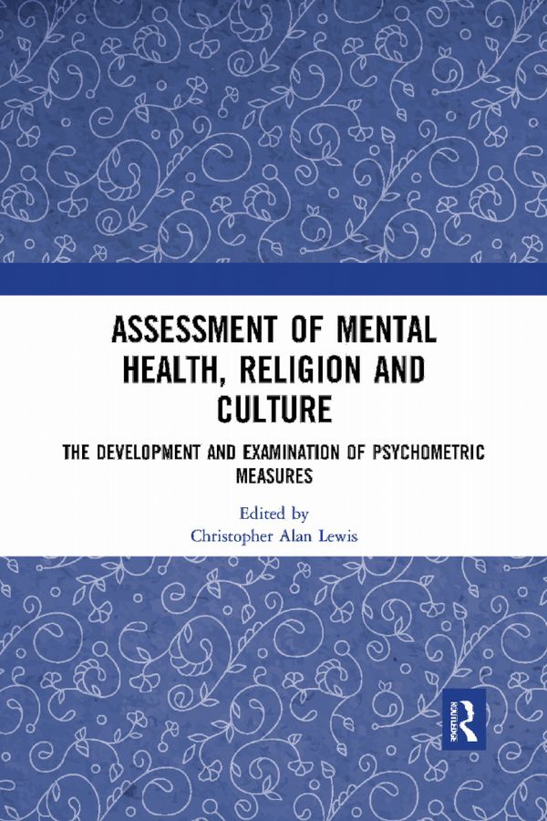 Assessment of Mental Health, Religion and Culture | 1:a upplagan