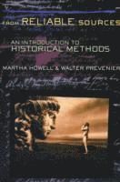 From reliable sources - an introduction to historical methods