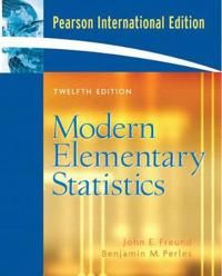 Modern Elementary Statistics | 12:e upplagan