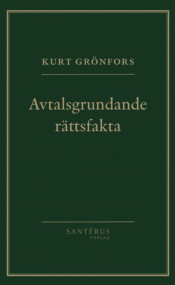 Avtalsgrundande rättsfakta | 2:a upplagan