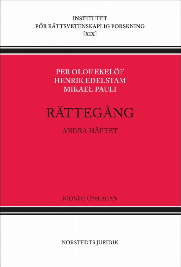 Rättegång - 2 / Andra häftet | 9:e upplagan