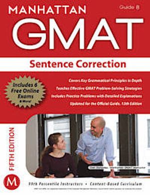 Sentence Correction GMAT Strategy Guide | 5:e upplagan