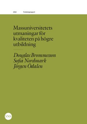 Massuniversitetets  utmaningar för  kvaliteten på högre  utbildning | 1:a upplagan