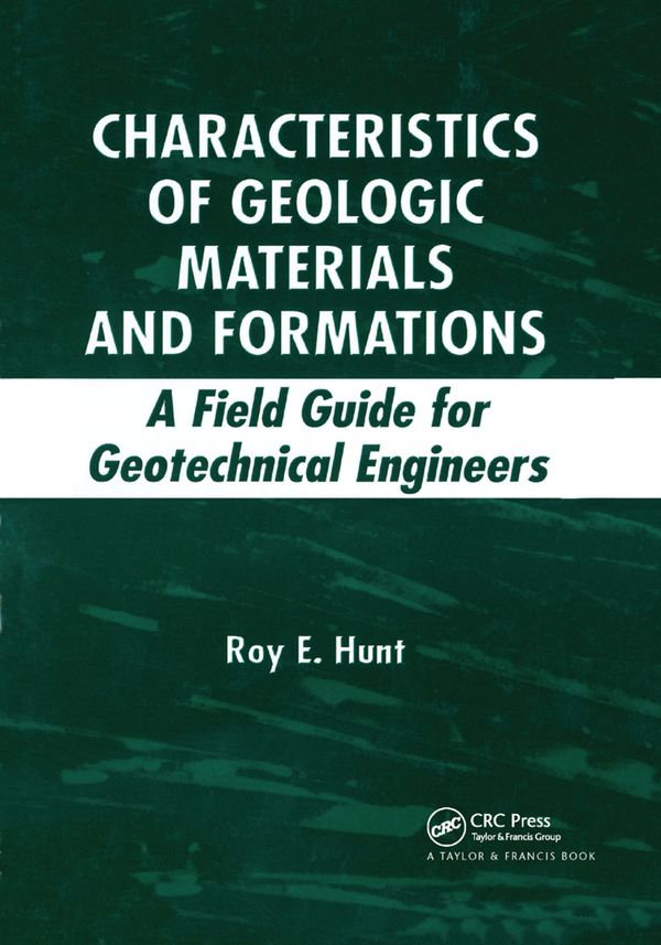 Characteristics of Geologic Materials and Formations | 1:a upplagan