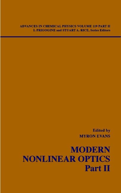 Advances in Chemical Physics, Volume 119, Part 2, Modern Nonlinear Optics, | 1:a upplagan