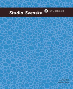 Studio Svenska 2 Studiebok | 1:a upplagan