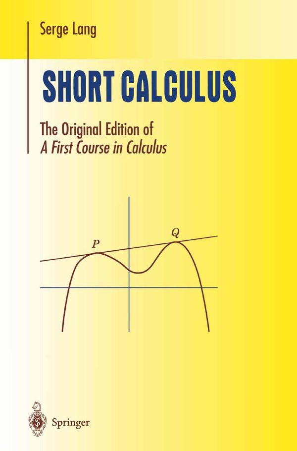 Short Calculus | 1:a upplagan