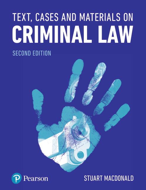 Text, Cases and Materials on Criminal Law | 2:a upplagan
