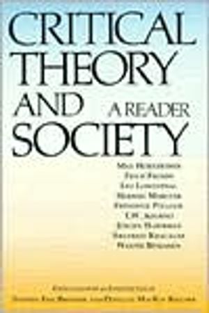 Critical Theory and Society