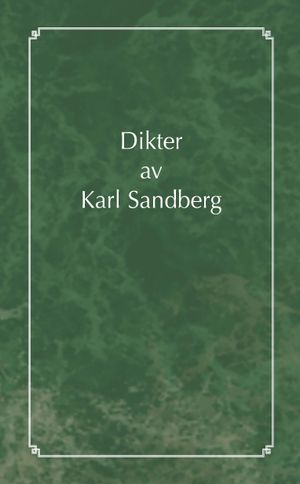 Dikter av Karl Sandberg