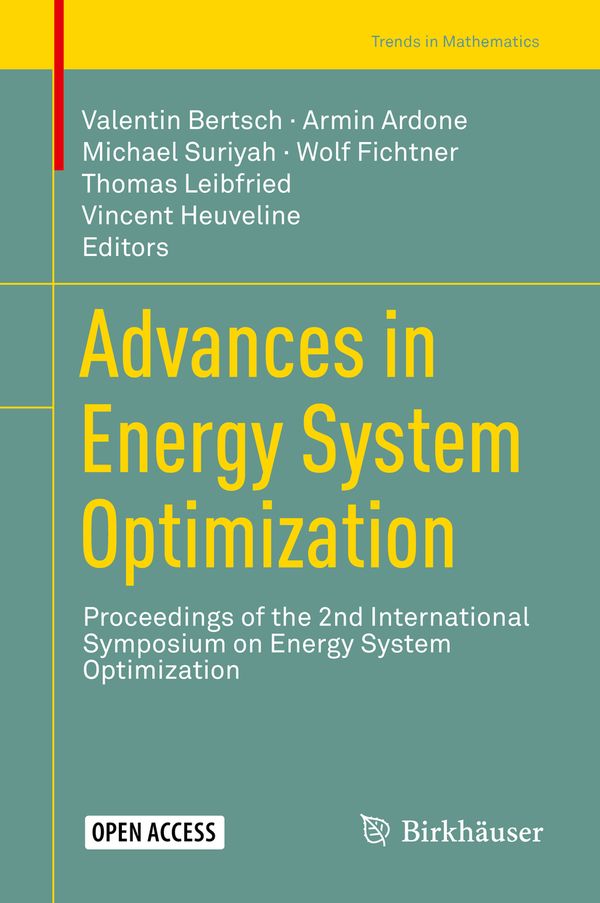 Advances in Energy System Optimization | 1:a upplagan