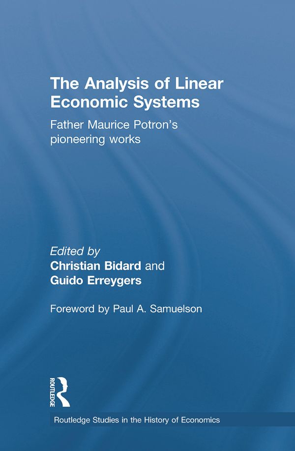 The Analysis of Linear Economic Systems | 1:a upplagan