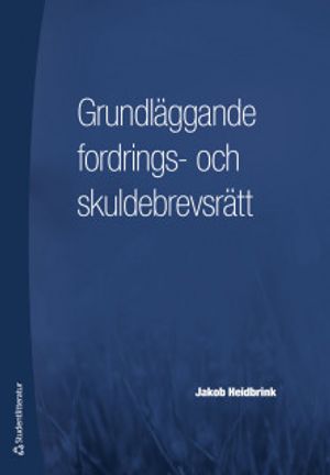 Grundläggande fordrings- och skuldebrevsrätt |  2:e upplagan