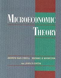 Microeconomic Theory | 1:a upplagan