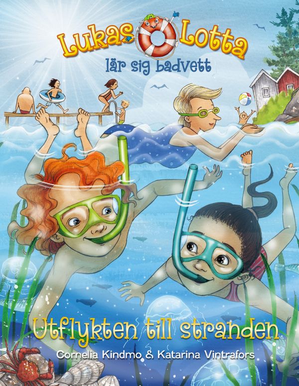 Lukas och Lotta lär sig badvett - utflykten till stranden | 2:a upplagan