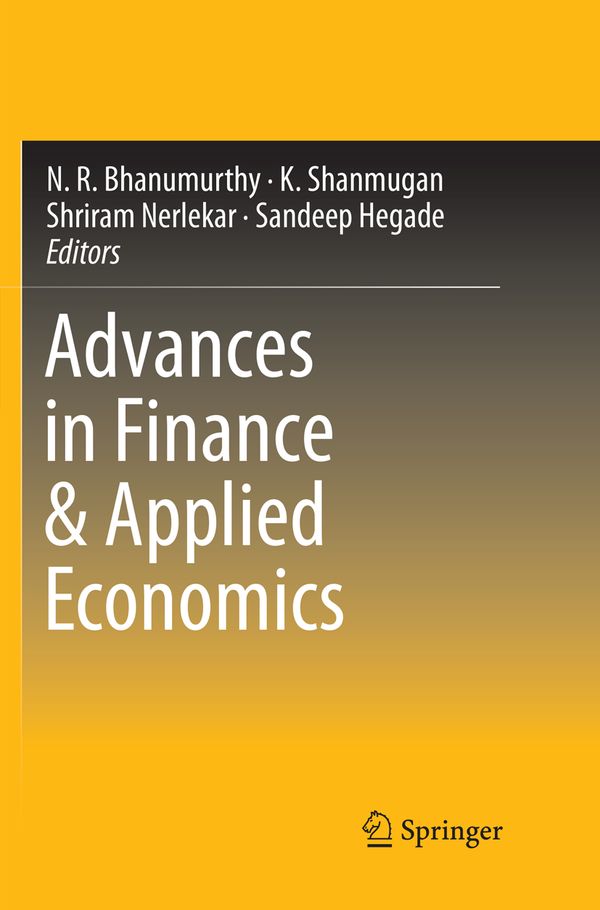 Advances in Finance & Applied Economics | 1:a upplagan