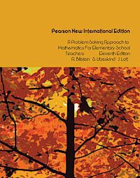 Problem Solving Approach to Mathematics for Elementary School Teachers, A: Pearson New International Edition