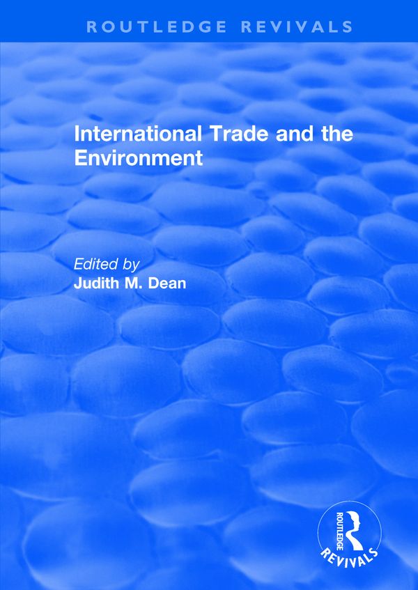 International Trade and the Environment | 1:a upplagan
